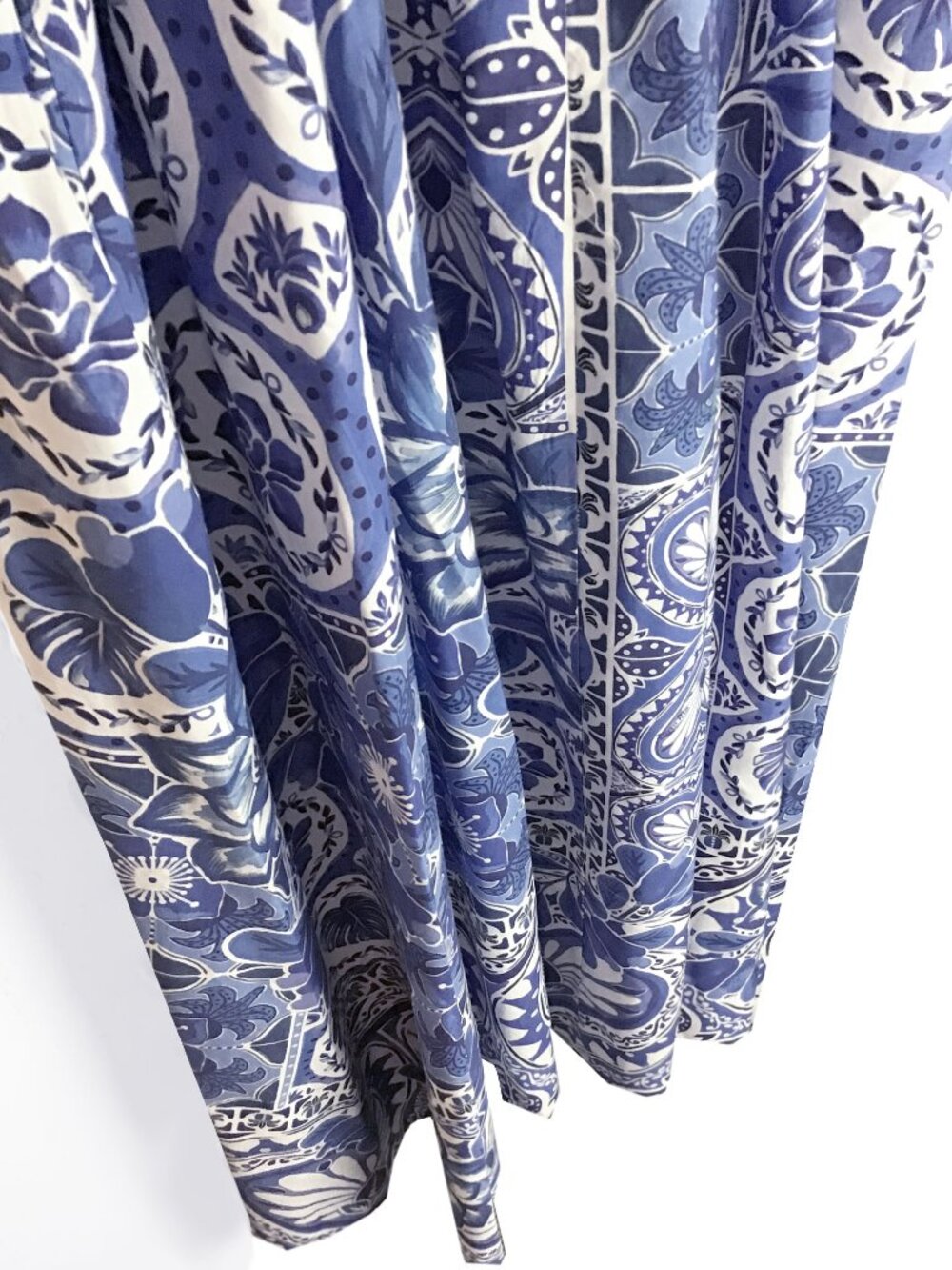 Farm Rio Blue Tile Dream Sleeveless Maxi Dress - Picture 7 of 16